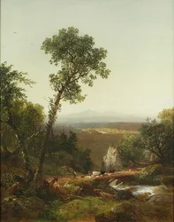 Paysage de la montagne blanche, 1859